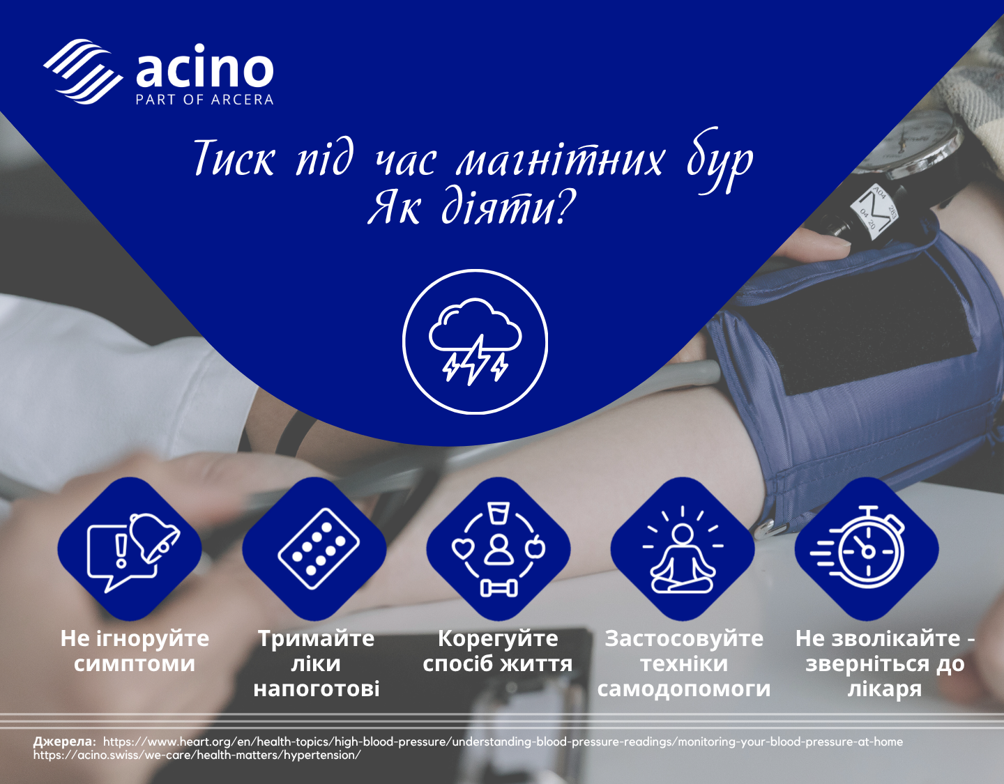 Тиск: як зменшити напругу